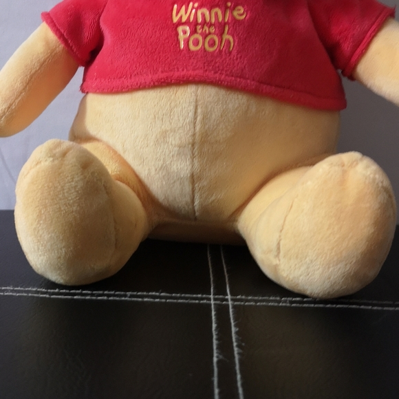 Disney Winnie the Pooh Bear Stuffed Toy, Excellent Condition, 12" Tall - Picture 3 of 5